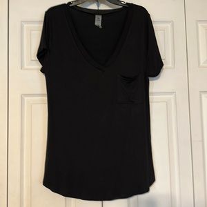 NWOT Black t-shirt with pocket